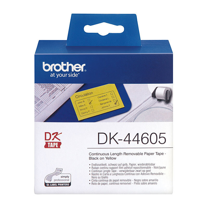 Brother DK44605 Yellow Roll