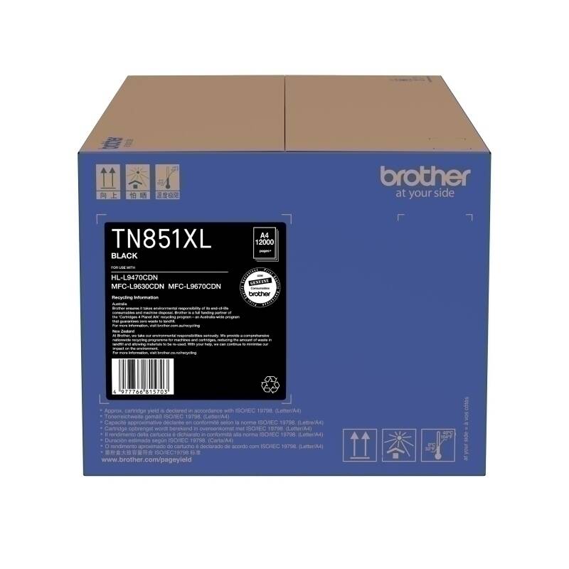 Brother TN851XL Blk Toner Cart