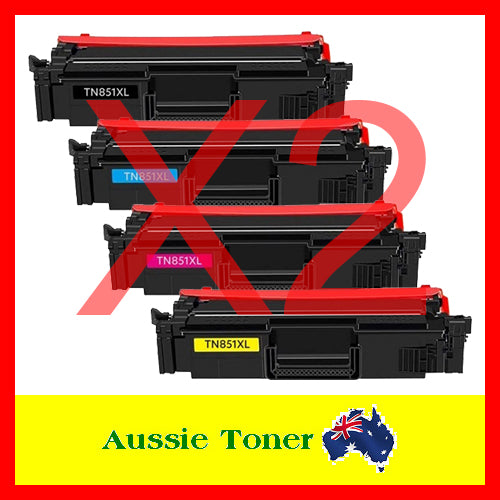 2 Sets BCMY Compatible Toner for Brother TN851XLBK TN851XLC TN851XLM TN851XLY TN-851XL for Brother HLL9470CDN MFCL9630CDN MFCL9670CDN