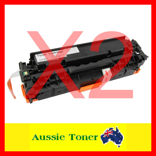 2-Pack Black Compatible Toner for Canon CART318BK CART-318BK for Canon LASER SHOT LBP7200CDN LBP7680Cx