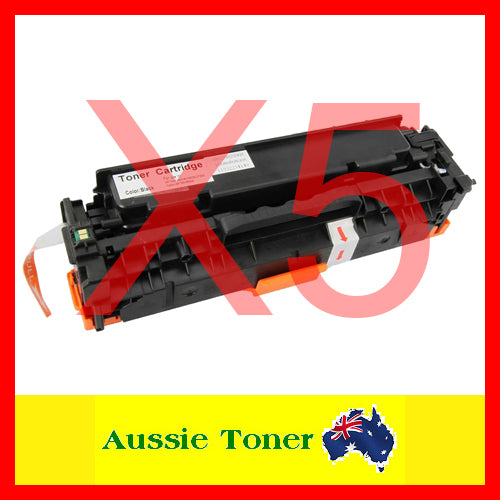 5-Pack Black Compatible Toner for Canon CART318BK CART-318BK for Canon LASER SHOT LBP7200CDN LBP7680Cx