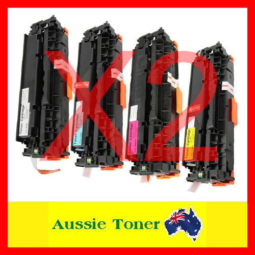 2 Sets BCMY Compatible Toner for Canon CART318BK CART318C CART318M CART318Y CART-318 for Canon LASER SHOT LBP7200CDN LBP7680Cx