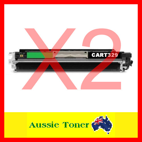 2-Pack Black Compatible Toner for Canon CART329BK CART-329BK for Canon LASER SHOT LBP7018C