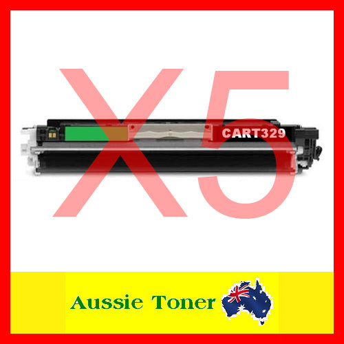 5-Pack Black Compatible Toner for Canon CART329BK CART-329BK for Canon LASER SHOT LBP7018C