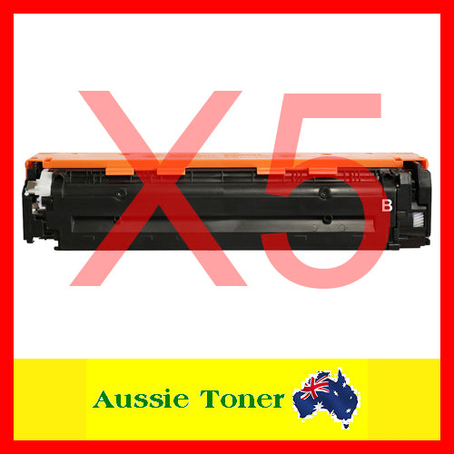 5-Pack Black Compatible Toner for Canon CART416BK CART-416BK for Canon imageCLASS MF8050CN MF8080Cw