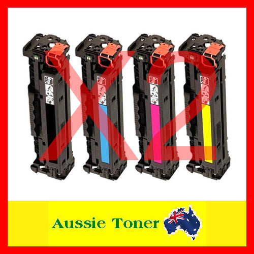 2 Sets BCMY Compatible Toner for Canon CART418BK CART418C CART418M CART418Y CART-418 for Canon imageCLASS MF729cx MF8350CDN MF8380Cdw MF8580CDN MF8580cdw