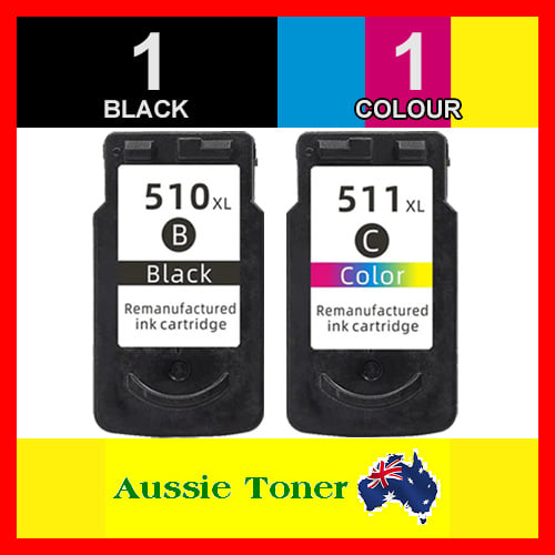 2 Pack (1BK,1C) Compatible Ink Cartridge for Canon PG-510 CL-511 PG510 CL511 for Canon IP2700 MP230 MP240 MP250 MP260 MP270 MP280 MP282 MP480 MP490 MP492 MP495 MX320 MX330 MX340 MX350 MX360 MX410 MX420