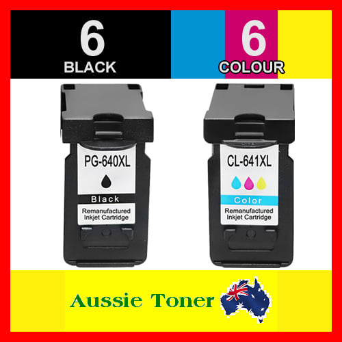 12 Pack (6BK,6C) Compatible Ink Cartridge for Canon PG-640XL CL-641XL PG640XL CL641XL for Canon MG2160 MG2260 MG3160 MG3260 MG3560 MG3660 MG4160 MG4260 MX376 MX396 MX436 MX456 MX476 MX516 MX526 MX536 TS5160