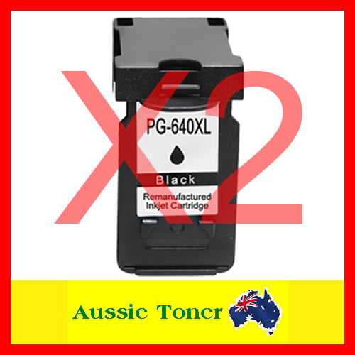 2 Pack Black Compatible Ink Cartridge for Canon PG-640XL PG640XL for Canon MG2160 MG2260 MG3160 MG3260 MG3560 MG3660 MG4160 MG4260 MX376 MX396 MX436 MX456 MX476 MX516 MX526 MX536 TS5160