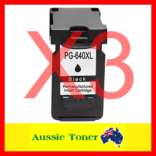 3 Pack Black Compatible Ink Cartridge for Canon PG-640XL PG640XL for Canon MG2160 MG2260 MG3160 MG3260 MG3560 MG3660 MG4160 MG4260 MX376 MX396 MX436 MX456 MX476 MX516 MX526 MX536 TS5160