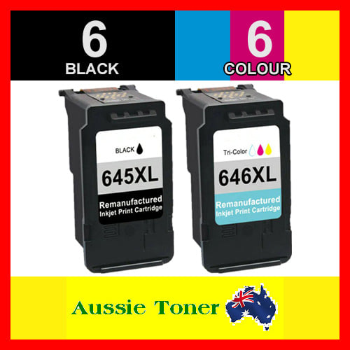 12 Pack (6BK,6C) Compatible Ink Cartridge for Canon PG-645XL CL-646XL PG645XL CL646XL for Canon MG2460 MG2560 MG2960 MG2965 MG3060 MX496 TR4560 TR4660 TR4665 TS3160 TS3165 TS3166 TS3360 TS3365 TS3460 TS3465