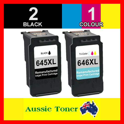 3 Pack (2BK,1C) Compatible Ink Cartridge for Canon PG-645XL CL-646XL PG645XL CL646XL for Canon MG2460 MG2560 MG2960 MG2965 MG3060 MX496 TR4560 TR4660 TR4665 TS3160 TS3165 TS3166 TS3360 TS3365 TS3460 TS3465