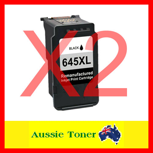 2 Pack Black Compatible Ink Cartridge for Canon PG-645XL PG645XL for Canon MG2460 MG2560 MG2960 MG2965 MG3060 MX496 TR4560 TR4660 TR4665 TS3160 TS3165 TS3166 TS3360 TS3365 TS3460 TS3465