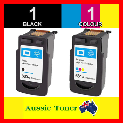 2 Pack (1BK,1C) Compatible Ink Cartridge for Canon PG-660XL CL-661XL PG660XL CL661XL for Canon TR7060 TR7060a TS5360 TS5360a TS5365