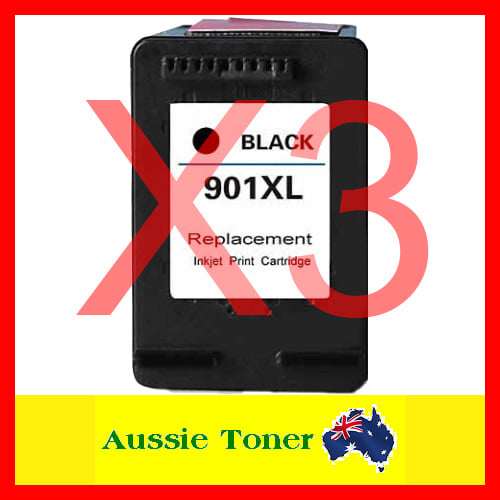 3 Pack Black Compatible Ink Cartridge for HP 901XL CC654AA for HP Officejet 4500-G510a 4500-G510b 4500-G510g 4500-G510n J4524 J4535 J4580 J4624 J4680