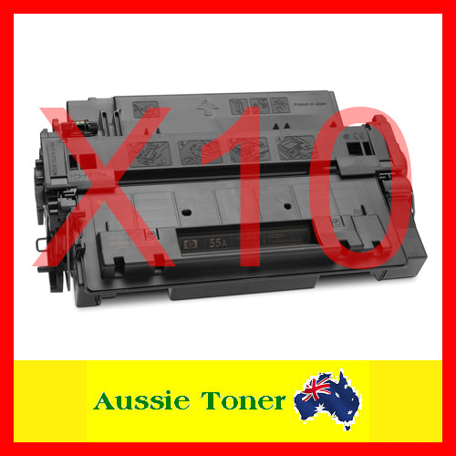 10-Pack Compatible Toner for HP CE255A 55A for HP Enterprise 500 M521dn 500 M521dw 500 M525c 500 M525dn 500 M525f P3010 P3015 P3015d P3015dn P3015x