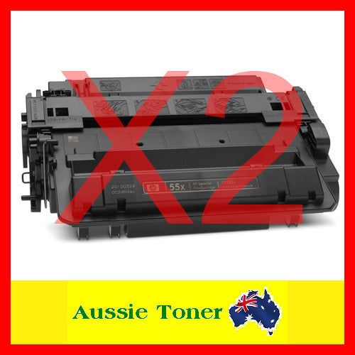 2-Pack Compatible Toner for HP CE255X 55X for HP Enterprise 500 M521dn 500 M521dw 500 M525c 500 M525dn 500 M525f P3010 P3015 P3015d P3015dn P3015x