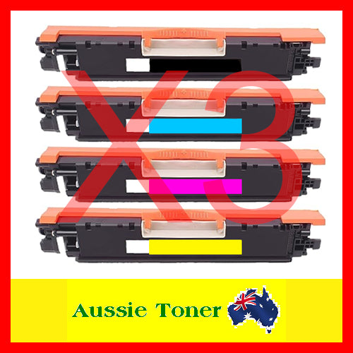 3 Sets BCMY Compatible Toner for HP CF350A CF351A CF353A CF352A 130A for HP Pro MFP M153 M176n M177fw