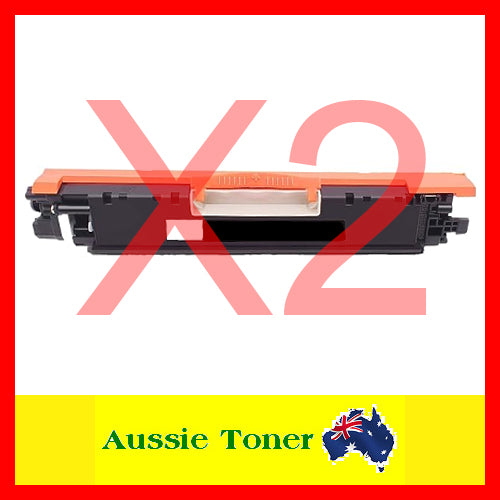 2-Pack Black Compatible Toner for HP CF350A 130A for HP Pro MFP M153 M176n M177fw