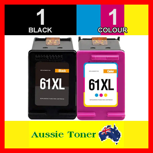 2 Pack (1BK,1C) Compatible Ink Cartridge for HP 61XL CH563WA CH564WA for HP Deskjet 1000-J110a 1000-J110c 1000-J110d 1000-J110e 1010 1050-J110d 1050-J410a 1050-J410b 1050-J410c 1500 1510 2000 2000-J210a 2000-J210b 2000-J210c 2050 2050-J510a 2510 2540 3..