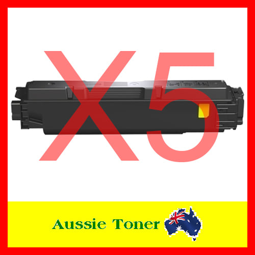 5-Pack Black Non-Genuine Toner for Kyocera TK5374K TK-5374K for Kyocera MA3500cifx MA3500cix PA3500cx