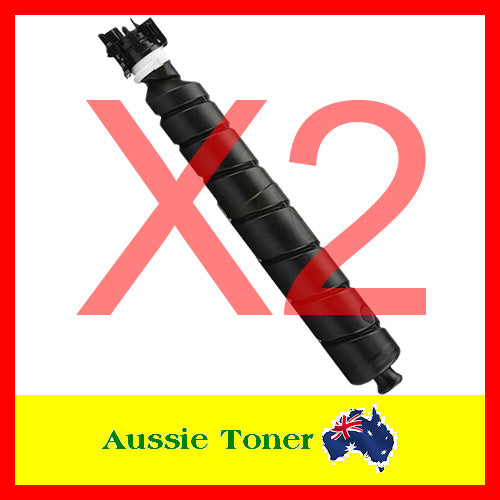 2-Pack Black Non-Genuine Toner for Kyocera TK8369K TK-8369K for Kyocera TASKalfa 2554ci