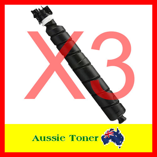 3-Pack Black Non-Genuine Toner for Kyocera TK8369K TK-8369K for Kyocera TASKalfa 2554ci