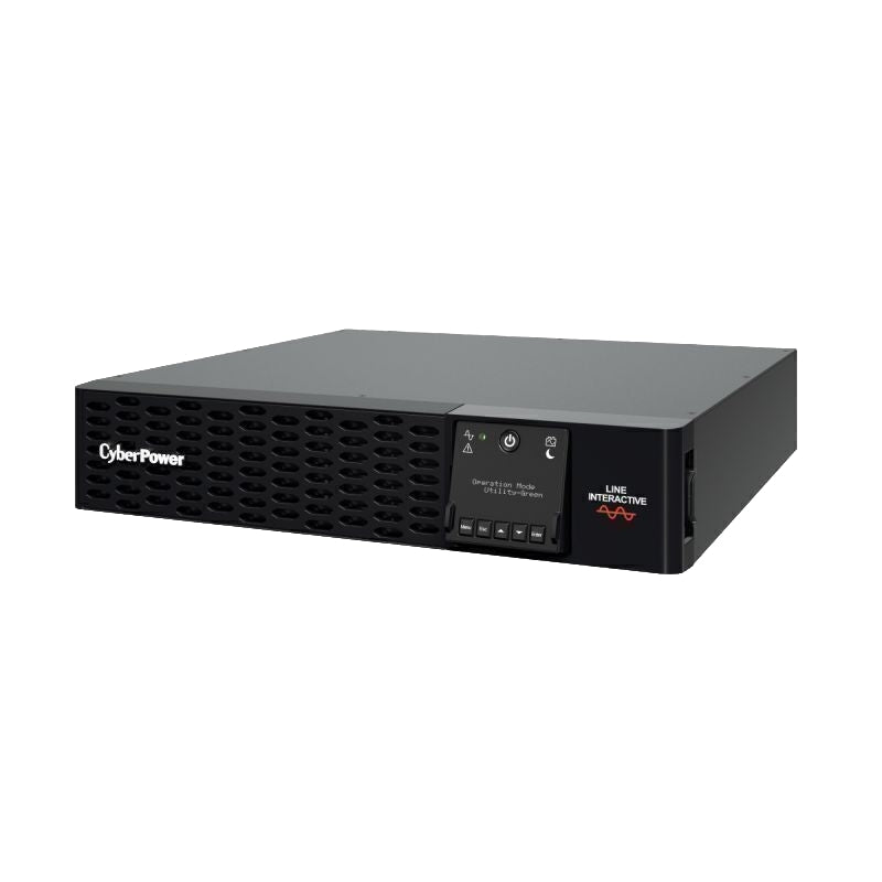 CyberPower PRO 1500VA Rack/Tower UPS with LCD Display - 2U Line Interactive Power Solution