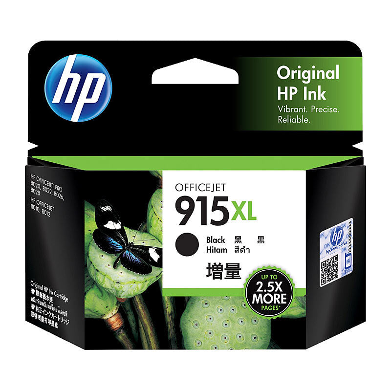 HP #915XL Black Ink 3YM22AA