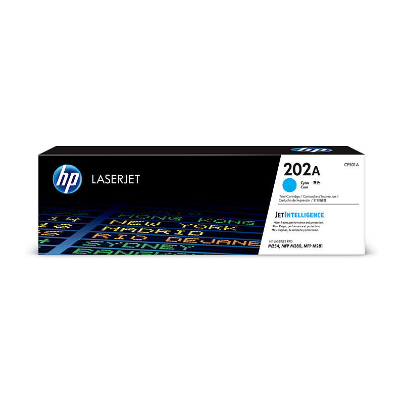 HP #202A Cyan Toner CF501A