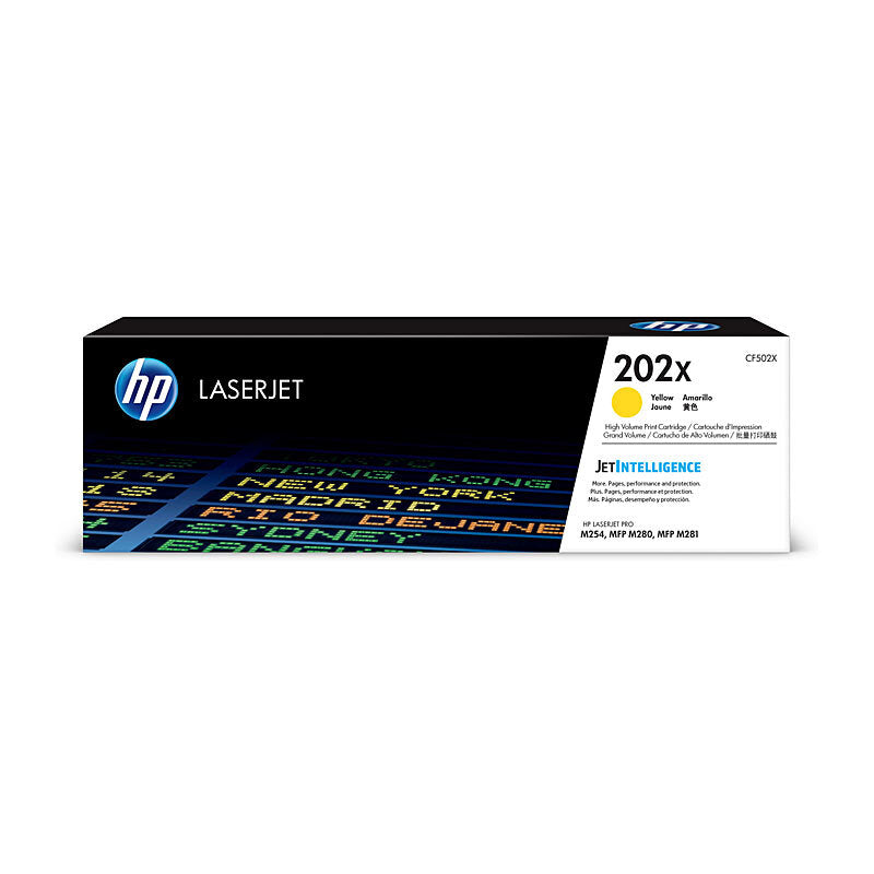 HP #202X Yell Toner CF502X