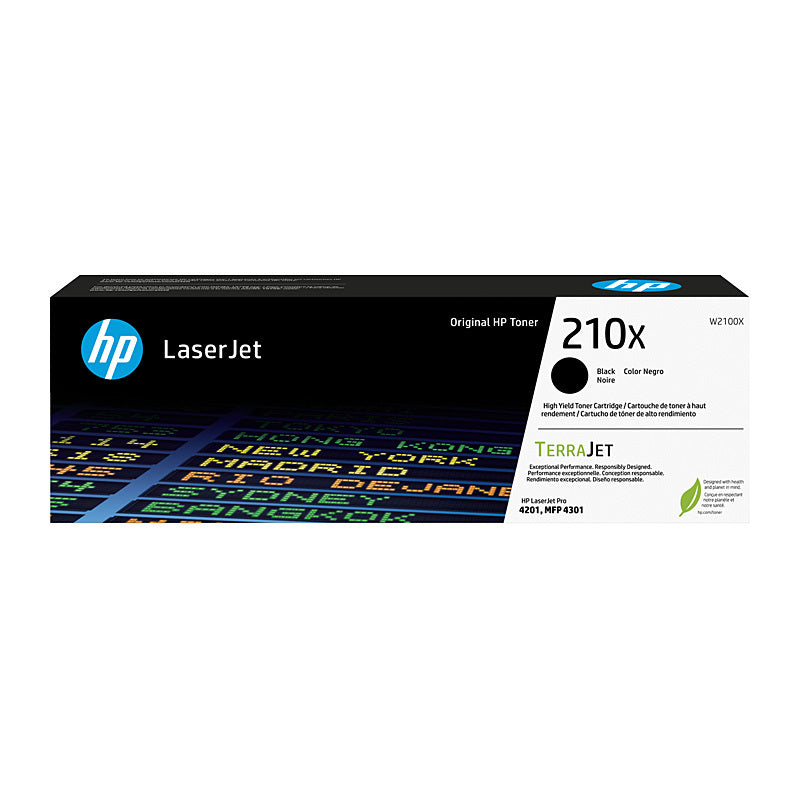 HP #210X Black Toner W2100X