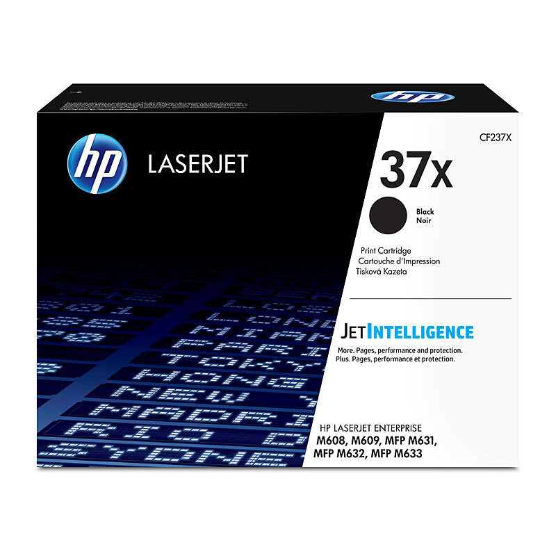 HP #37X Black Toner CF237X