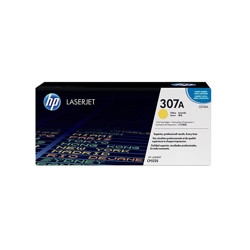 HP #307A Yellow Toner CE742A