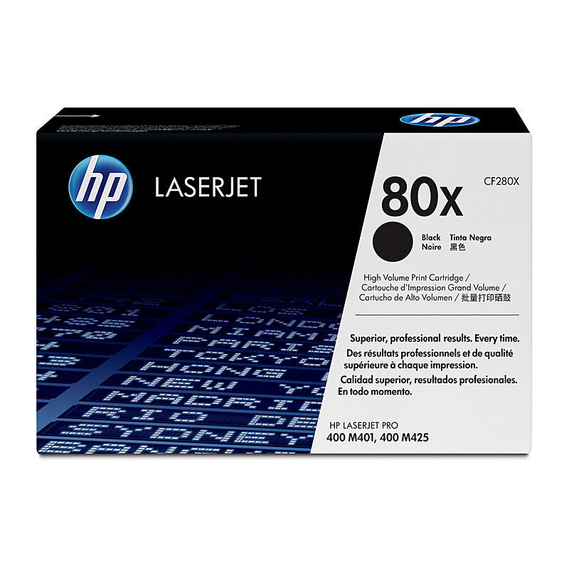 HP #80X Black Toner CF280X