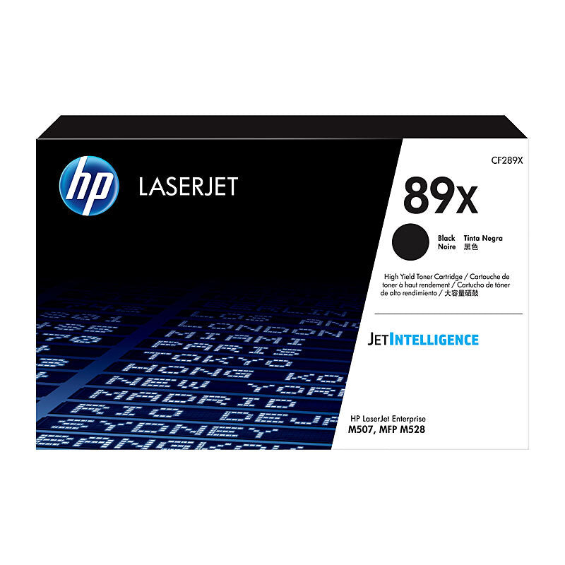 HP #89X Black Toner CF289X