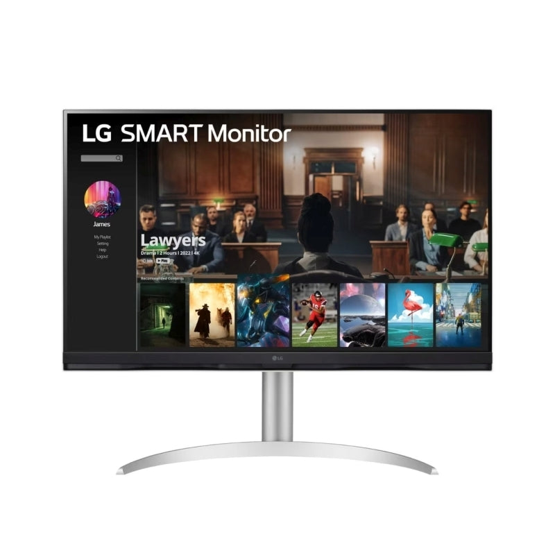 LG 32SQ730S-W 32-Inch 4K UHD Monitor: Elevate Your Viewing Experience with Impressive Clarity and Smart Features