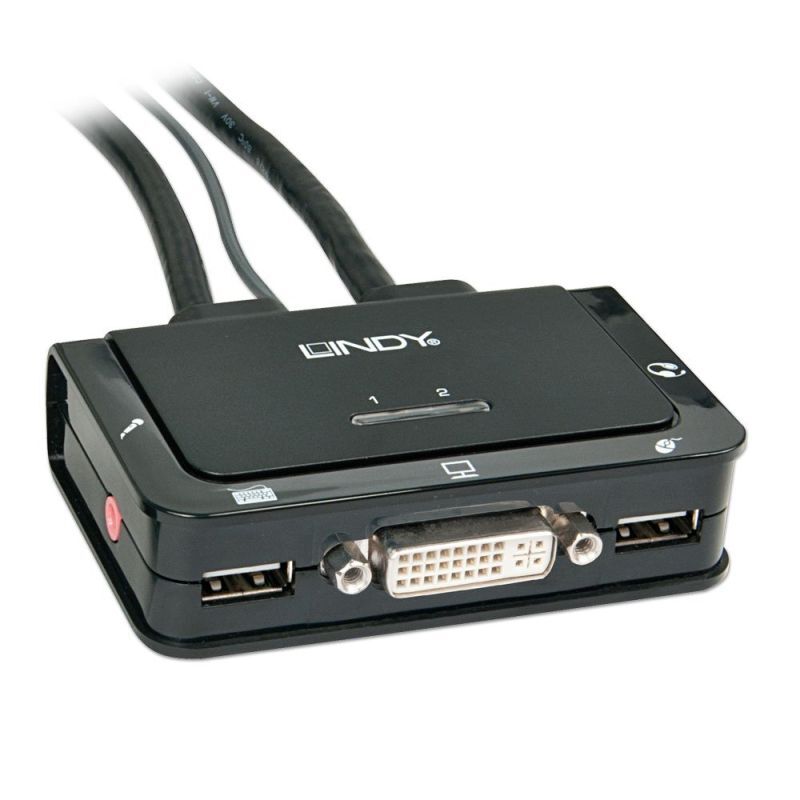 Lindy 2 Port DVI KVM Switch