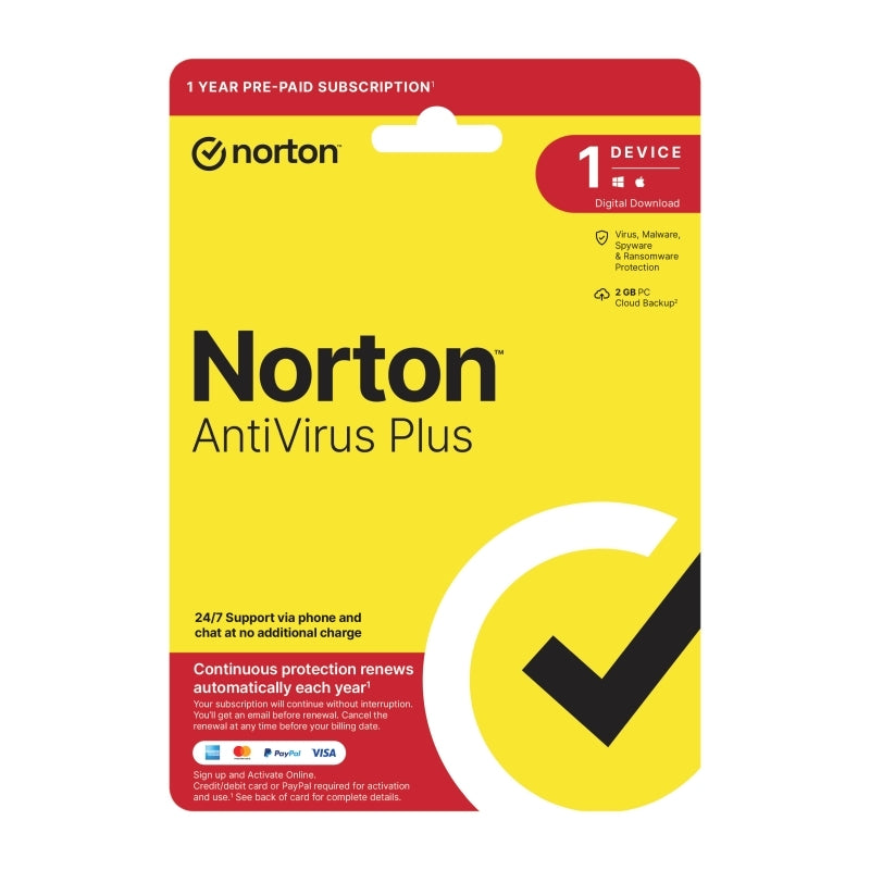 Norton AntiVirus 1U 1D 1 Yr