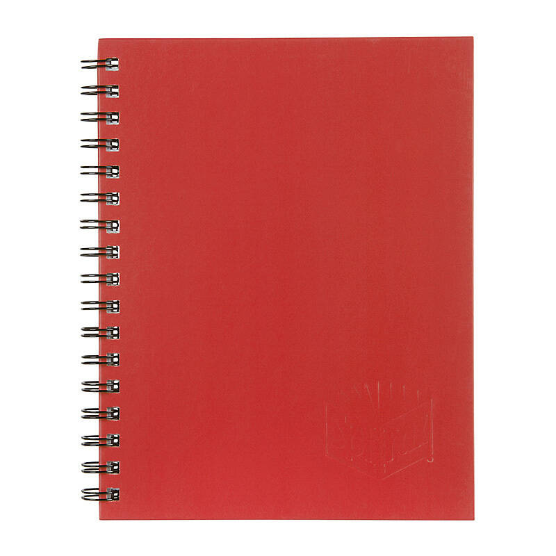 Spirax 511 Hard Cover Red Pk5