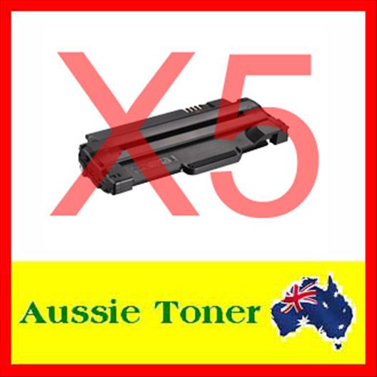 5 Pack Compatible Toner Cartridge (2,500 Pages) for Dell 1130 1130n 1133 1135n