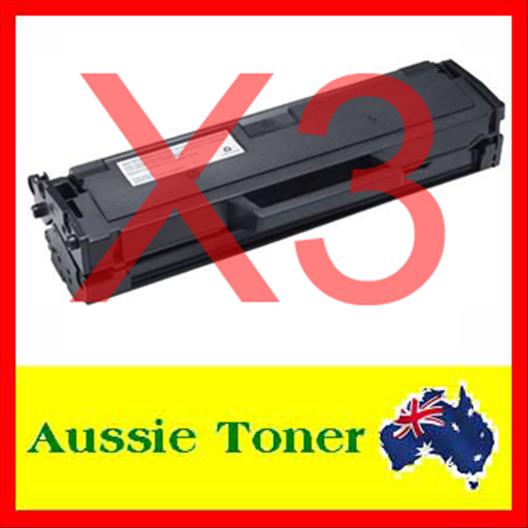 3 Pack Compatible Toner Cartridge (1,500 Pages) for Dell B1160 B1160w B1163w B1165nfw