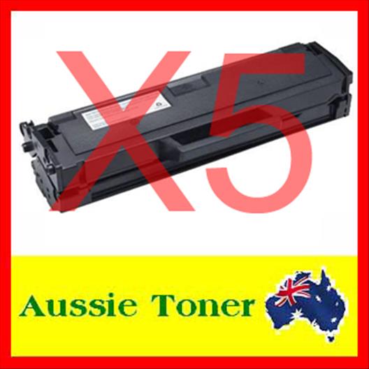 5 Pack Compatible Toner Cartridge (1,500 Pages) for Dell B1160 B1160w B1163w B1165nfw