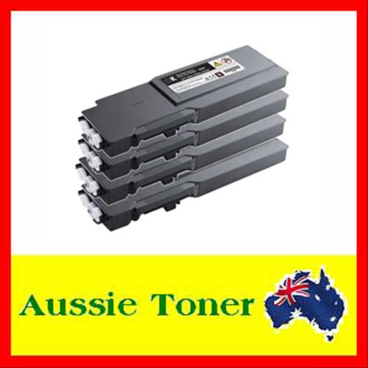 a Set BCMY Compatible Toner Cartridge (11,000/9,000 (B/CMY) Pages) for Dell C3760 C3760dn C3765 C3765dnf