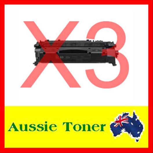 3 Pack CE505X 05X Compatible Toner Cartridge (6,500 Pages) for HP Laserjet P2055 P2055d P2055dn P2055x