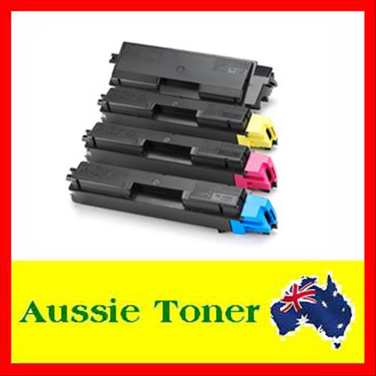 A Set BCMY TK-584 TK584K TK584C TK584M TK584Y Non-Genuine Toner Cartridge (3500/2800 (B/CMY) Pages) for Kyocera FSC5150DN P6021CDN