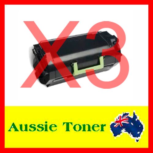 3 Pack 52D3H00 523H Compatible Toner Cartridge (25,000 Pages) for Lexmark MS810 MS810DE MS810DN MS810N MS811 MS811DN MS812 MS812DE MS812DN