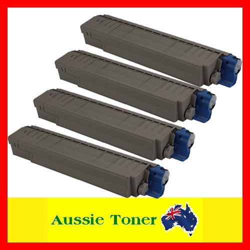 a Set BCMY 43487725 43487726 43487727 43487728 Compatible Toner Cartridge (6,000 Pages) for OKI C8600 C8800