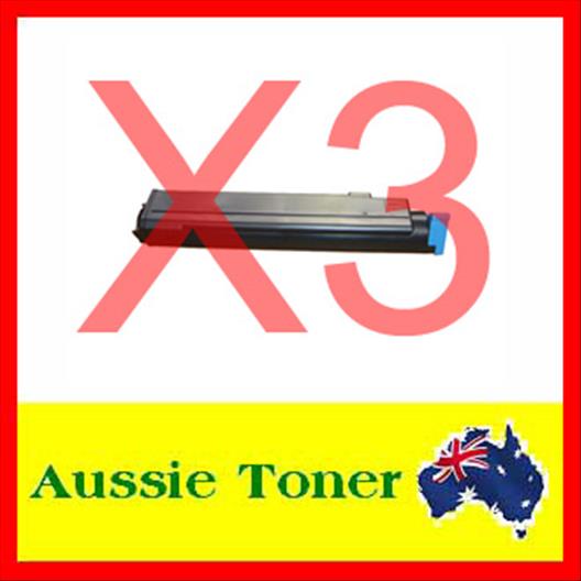 3 Pack 43979103 Compatible Toner Cartridge (3,500 Pages) for OKI B410 B430 B440 MB470 MB480