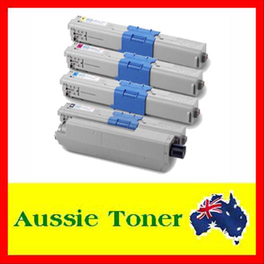 a Set BCMY 44469805 44469757 44469756 44469755 Compatible Toner Cartridge (3,500/2,000(BK/CMY) Pages) for OKI C310 C310dn C330 C330dn C331dn MC361 MC361dn MC362dn MC362dnw MC362w